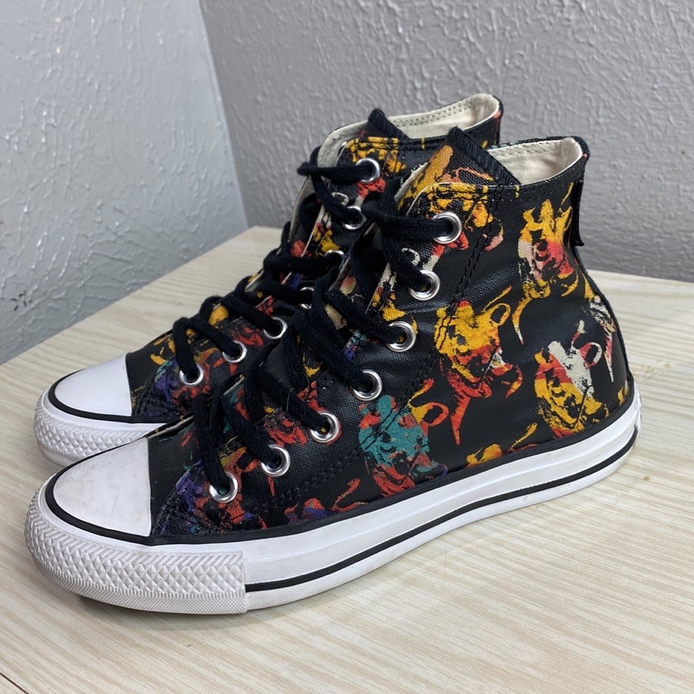 Converse Andy Warhol High Top Sneakers size 3.5 5.5 - Picture 2 of 9